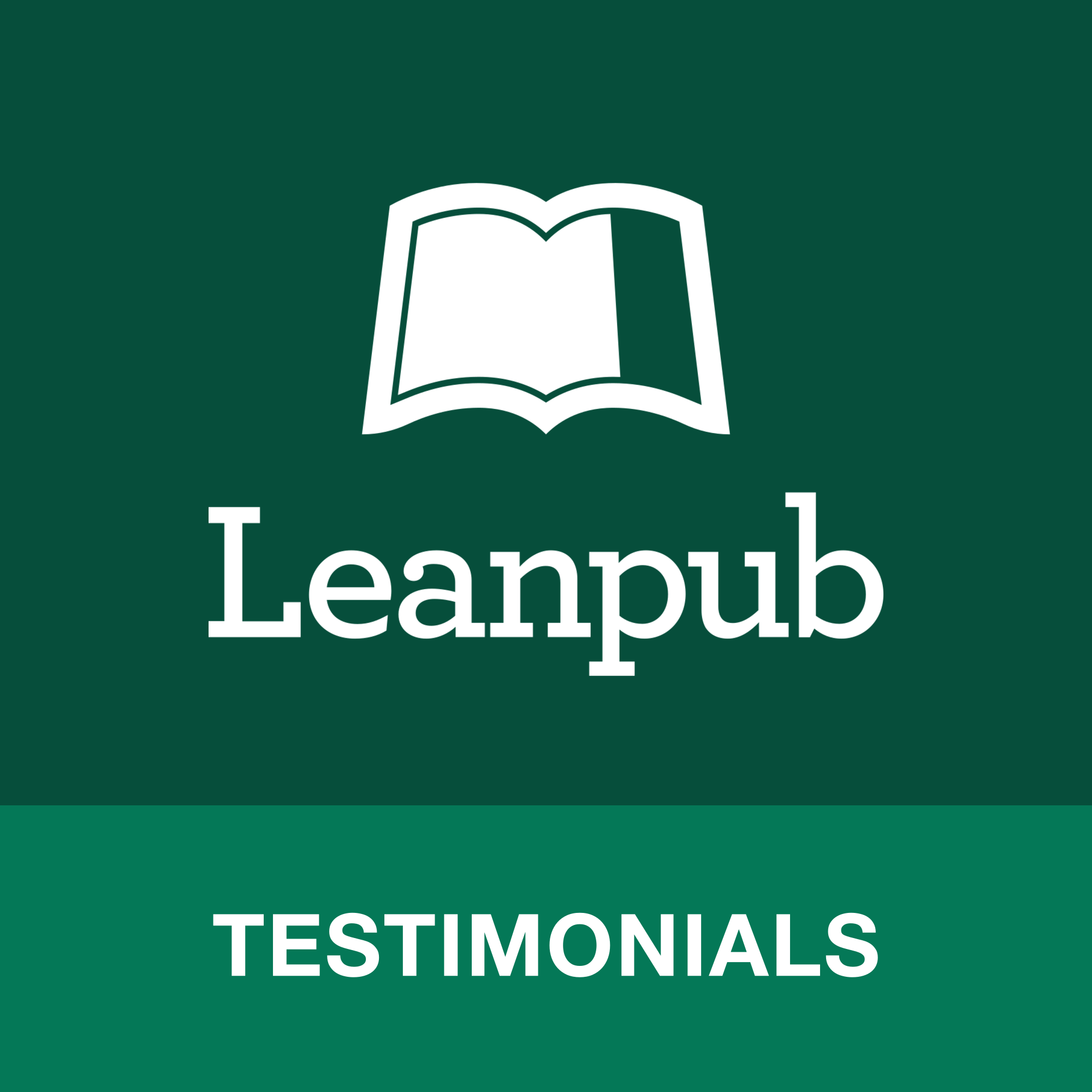 Leanpub Author Testimonials Cover Art