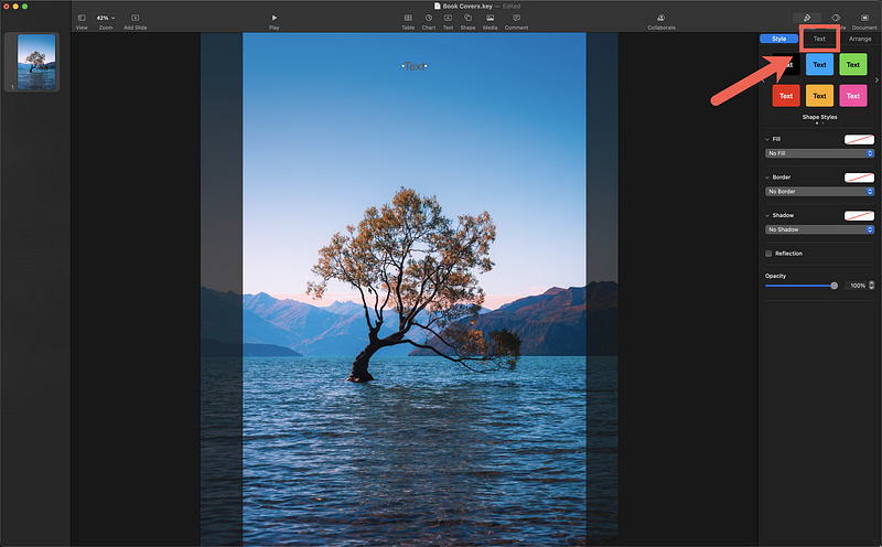 Walkthrough for Self-Published Authors: How To Make A Book Cover Image Using Keynote