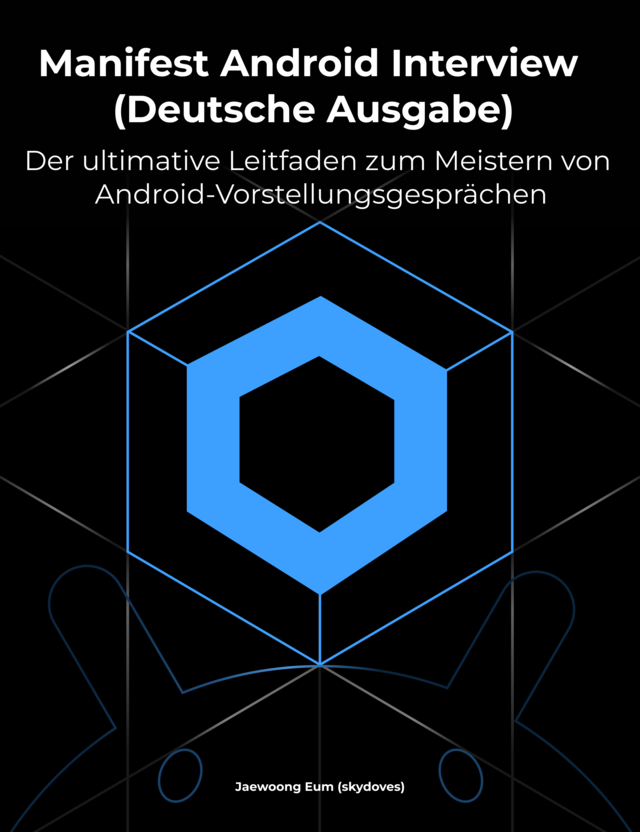 Book cover image for Manifest Android Interview (Deutsche Ausgabe): Der ultimative Leitfaden zum Meistern von Android-Vorstellungsgesprächen