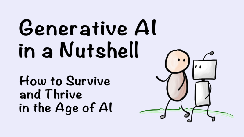 Cover image for the online course Generative AI in a Nutshell: How to Survive and Thrive in the Age of AI by Henrik Kniberg