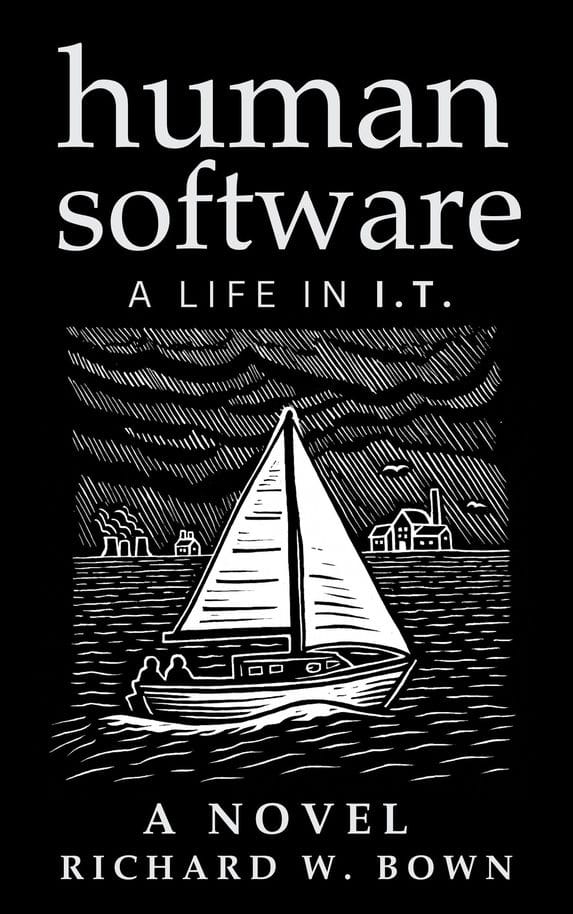 Book cover image for HUMAN SOFTWARE: A Life in I.T. - A Novel by Richard Bown