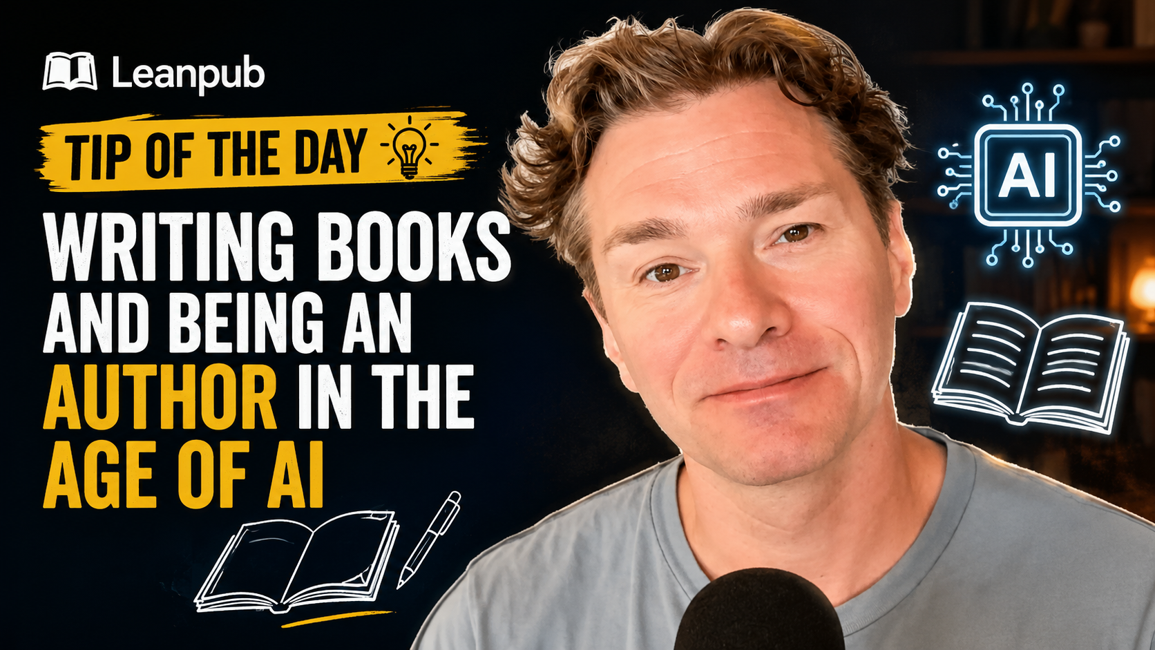 Lean Publishing Tip of the Day 💡 Writing Books and Being an Author in the Age of AI