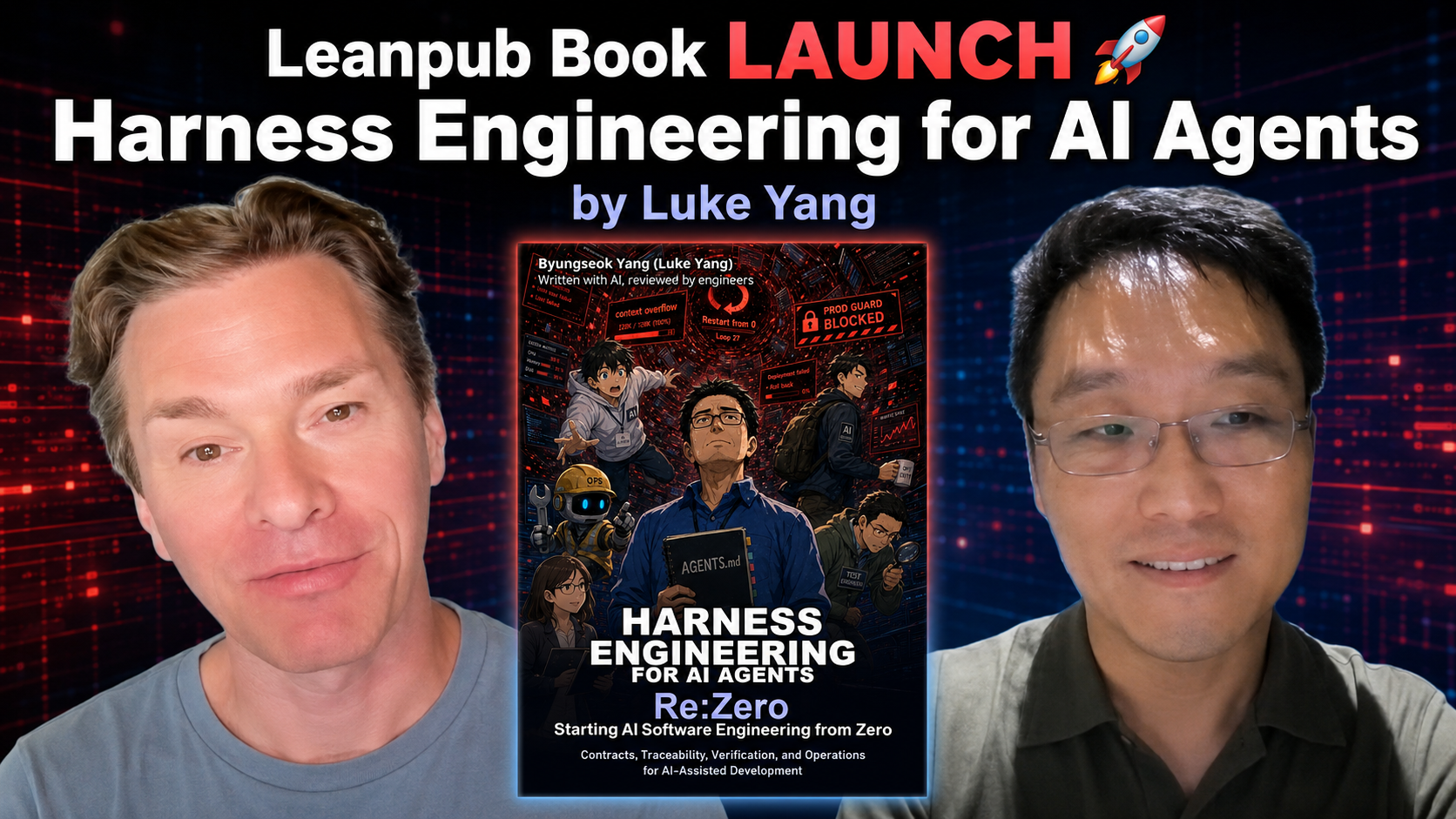 Leanpub Book LAUNCH 🚀 Harness Engineering for AI Agents: Re:Zero, Starting AI Software Engineering from Zero: Contracts, Traceability, Verification, and Operations for AI-Assisted Development by Luke…