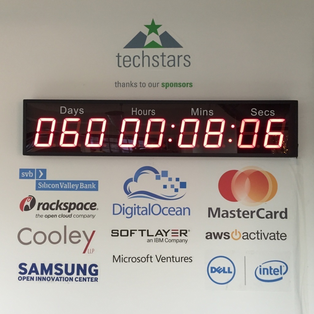 The clock, no longer adjusted for the Christmas break, and now showing substantially less time left