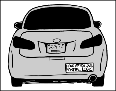 Formal Logic - XKCD 1033 (http://xkcd.com/1033/)