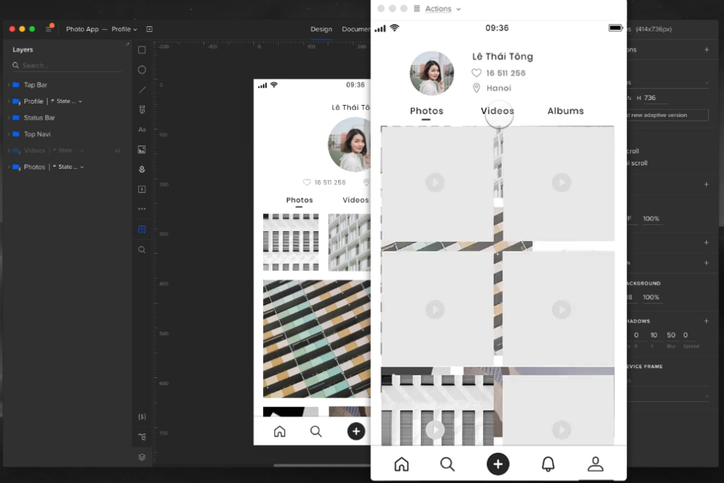 **Figure: Hi Fidelity**. Building a Psuedo Running System -  —Image Credit: https://www.uxpin.com/.