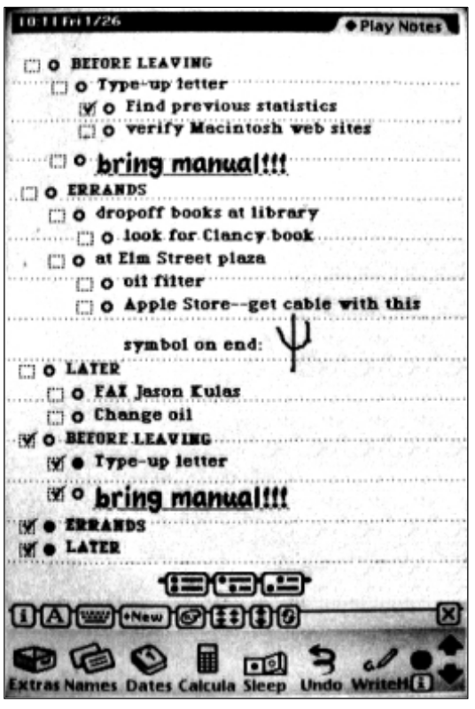 **Figure: Apple Newton UI**. Apple Newton UI ---Image Credit: Wikimedia.