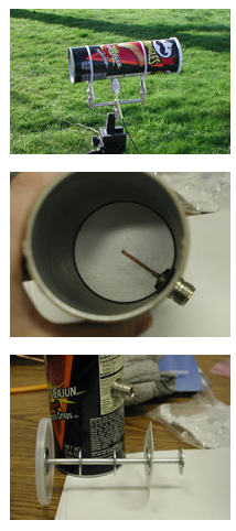 **Figure: Pringle Tube Antenna**. Pringle Tube Antenna. ---Image Credit: Gregory Rehm.