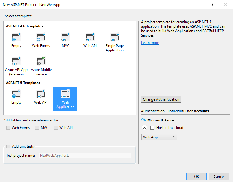 Abbildung: Neues Projekt erstellen