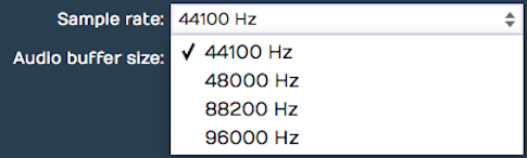 Setting the Sample Rate