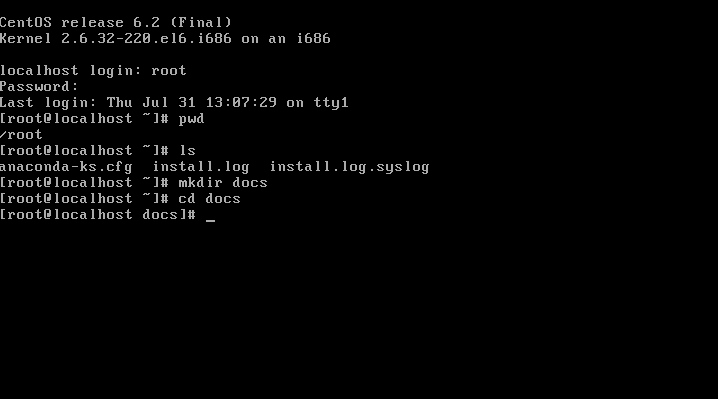 Fig 28:Some basic commands