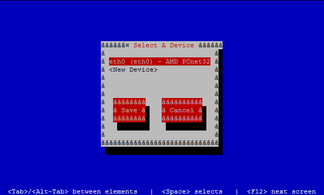 Fig 45:Selecting an interface