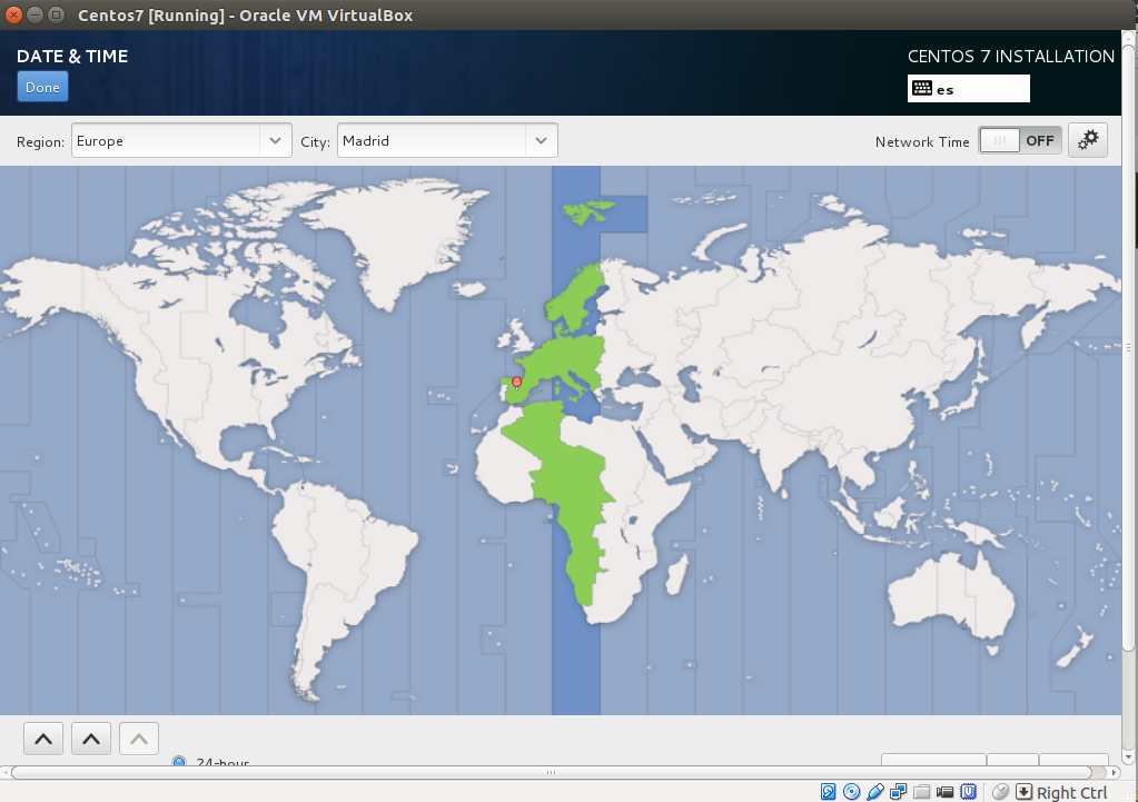 Fig 20:Choosing the timezone