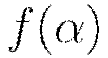 f(\alpha)