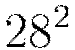 28^2