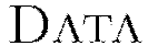 \textsc{Data} 
