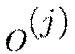 o^{(j)}
