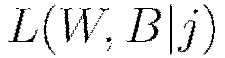 L(W,B|j)