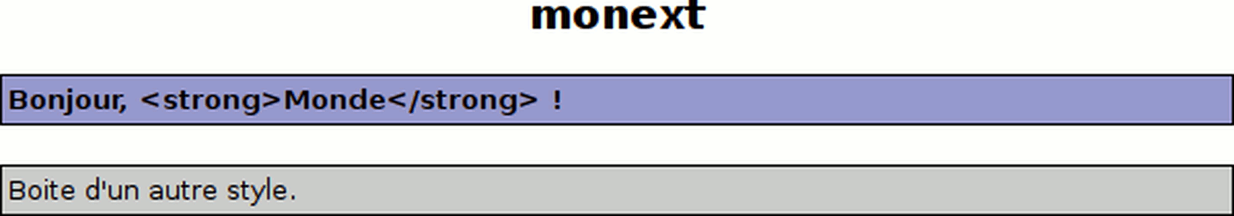 `phpinfo()` personnalisé : boites et sortie HTML échappée