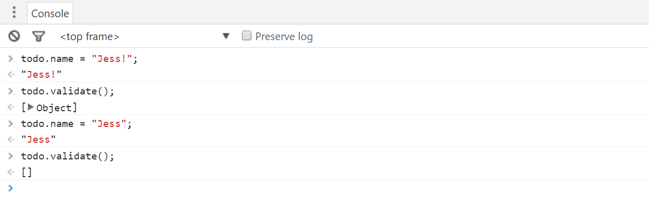No more validation errors!