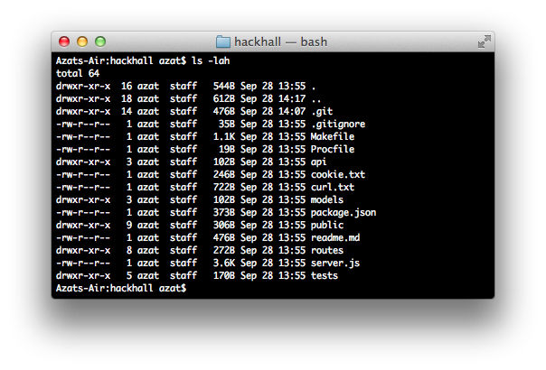 Content of the HackHall base folder.