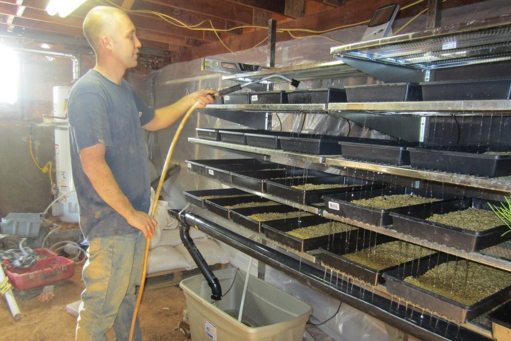 Quartz Ridge Ranch water with a soft shower hose wand