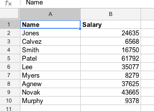 Figure Appendix A.1: Data input sheet