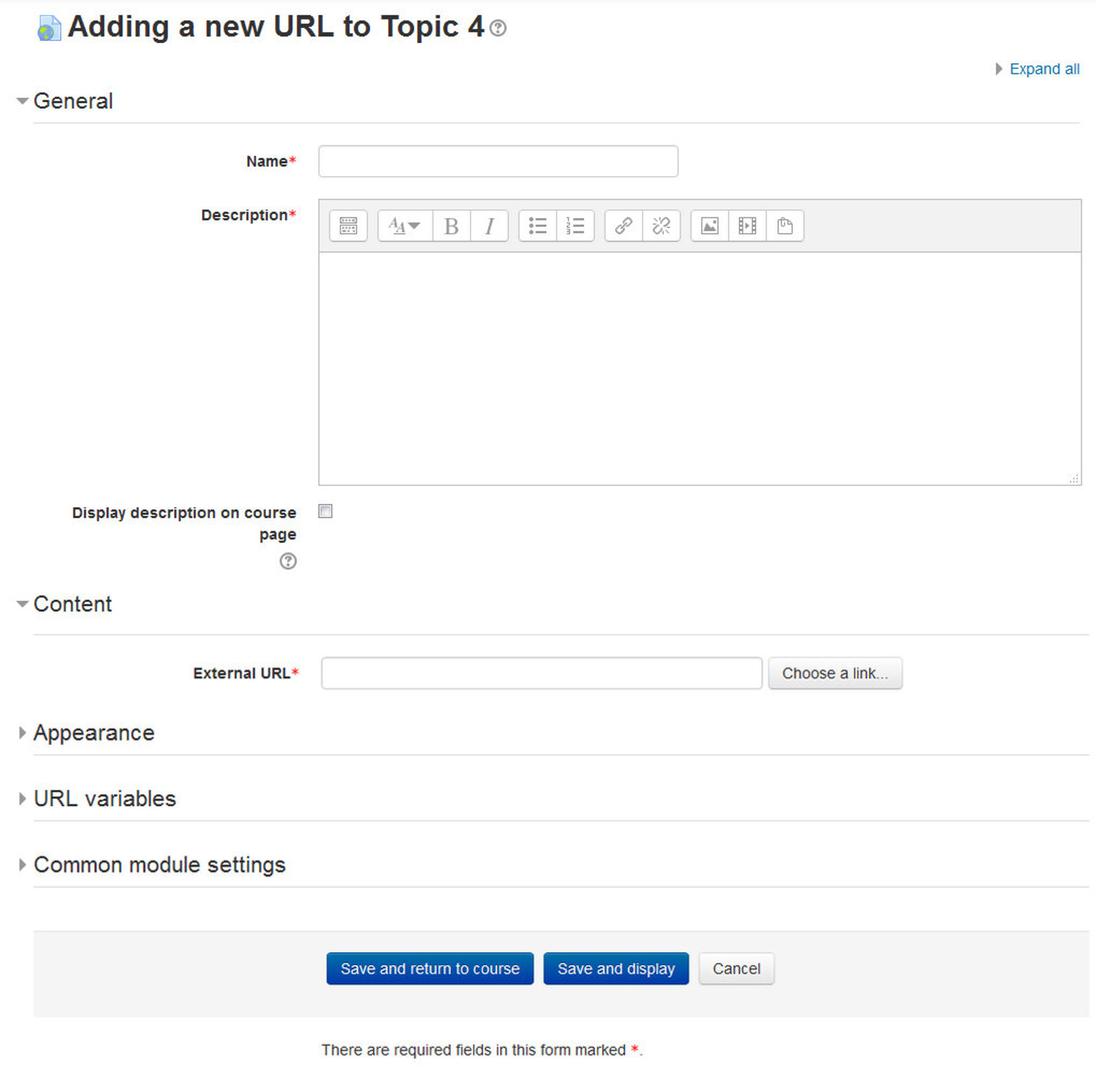 Figure 4-3 Add URL resource