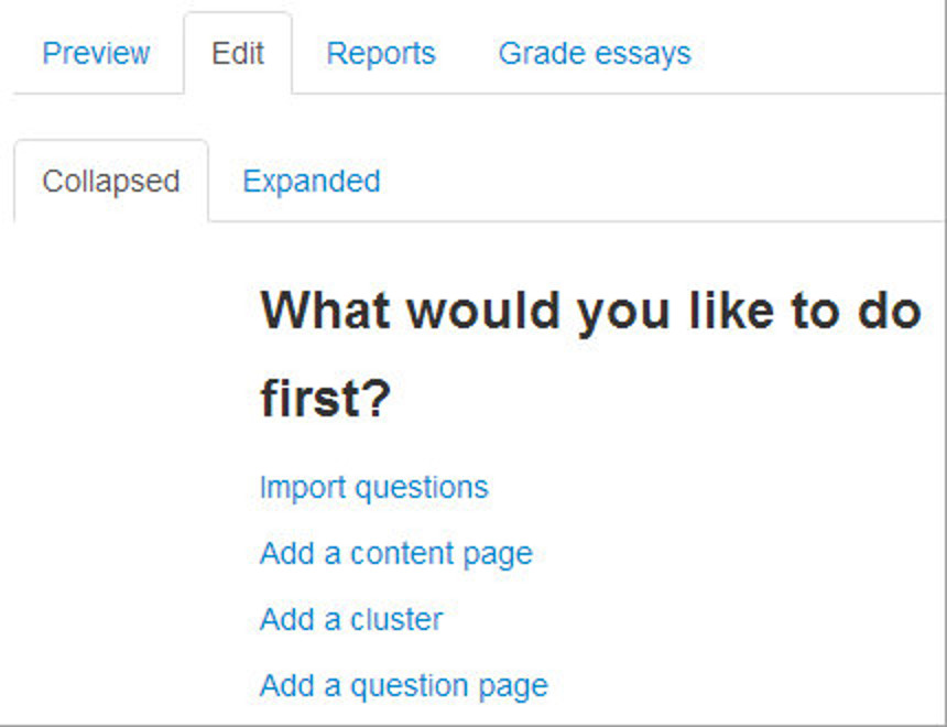 Figure 12-2 Building lesson page