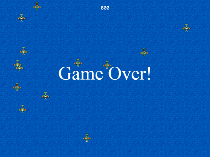 Game Over screen