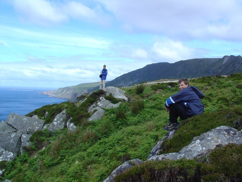 hoch über den Klippen am Slieve League