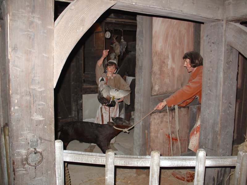 mittelalterliche Gasse im Kerry County Museum