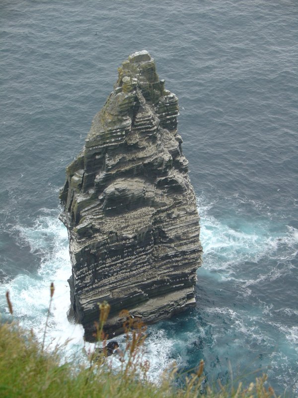 Felsnadel vor den Cliffs of Moher