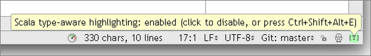 Scala type-aware highlighting toggle