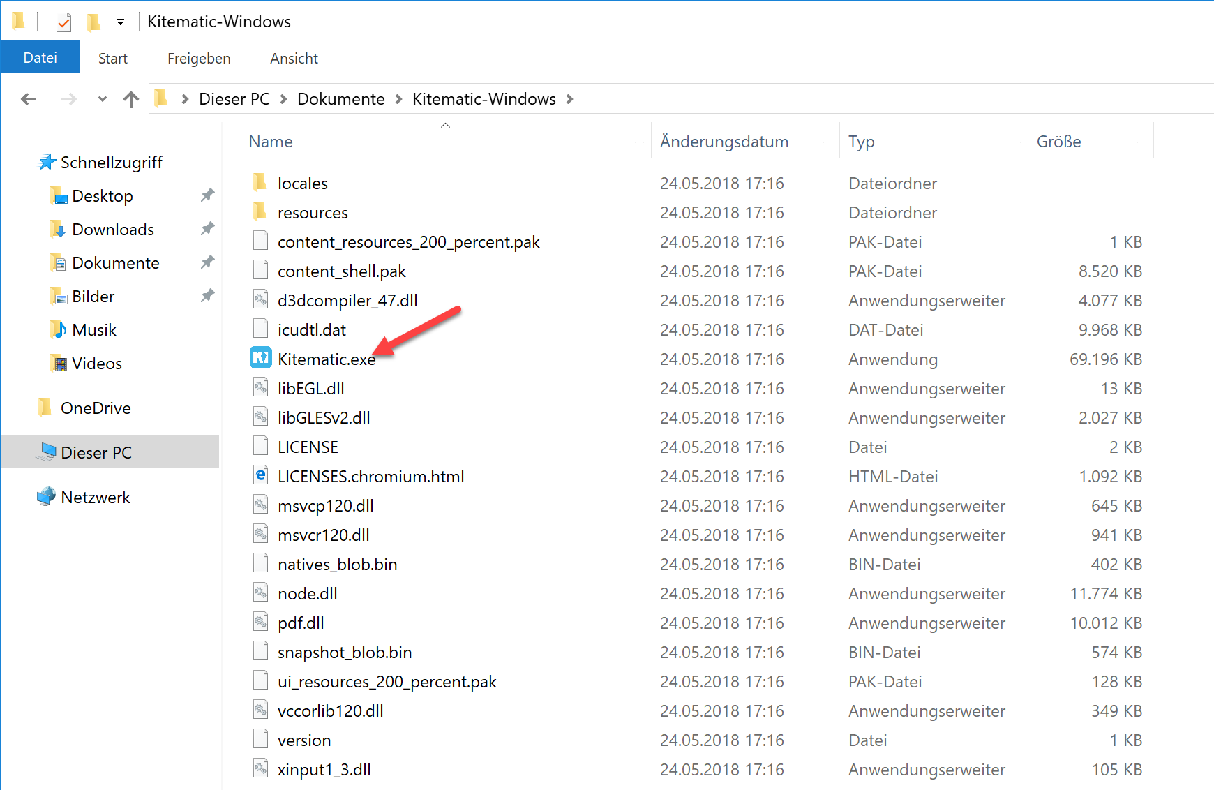 Docker - Kitematic auspacken & starten