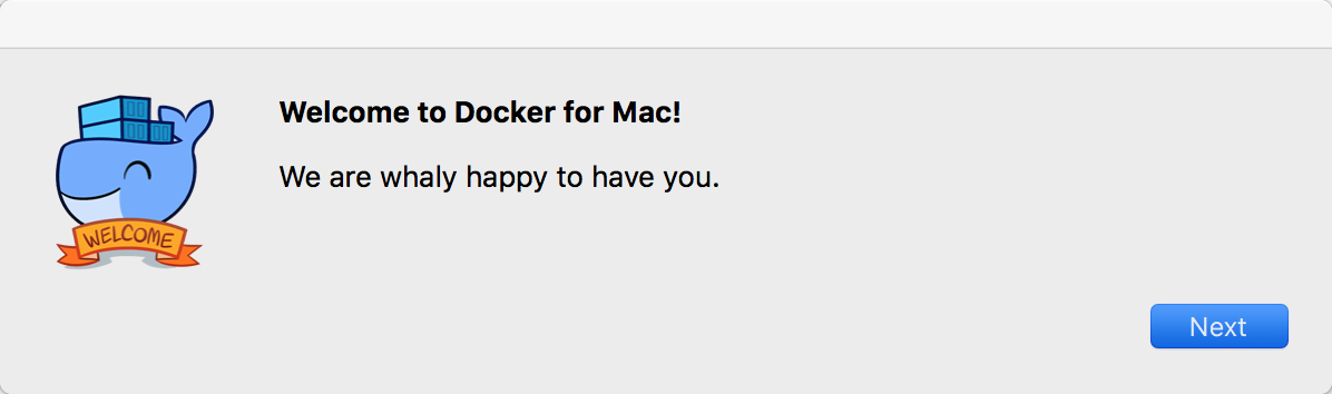 Docker macOS - Welcome