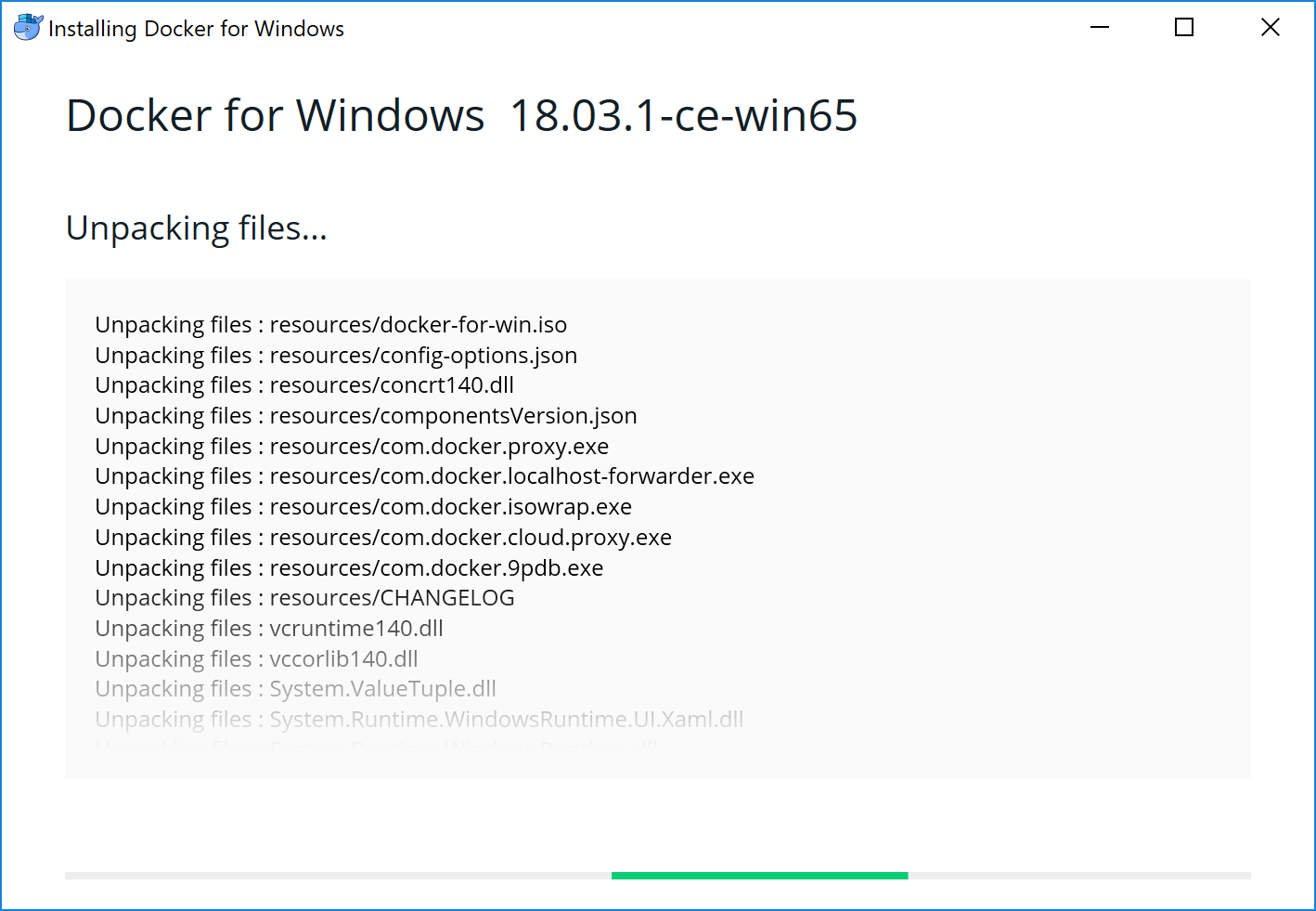 Docker Windows - Installation