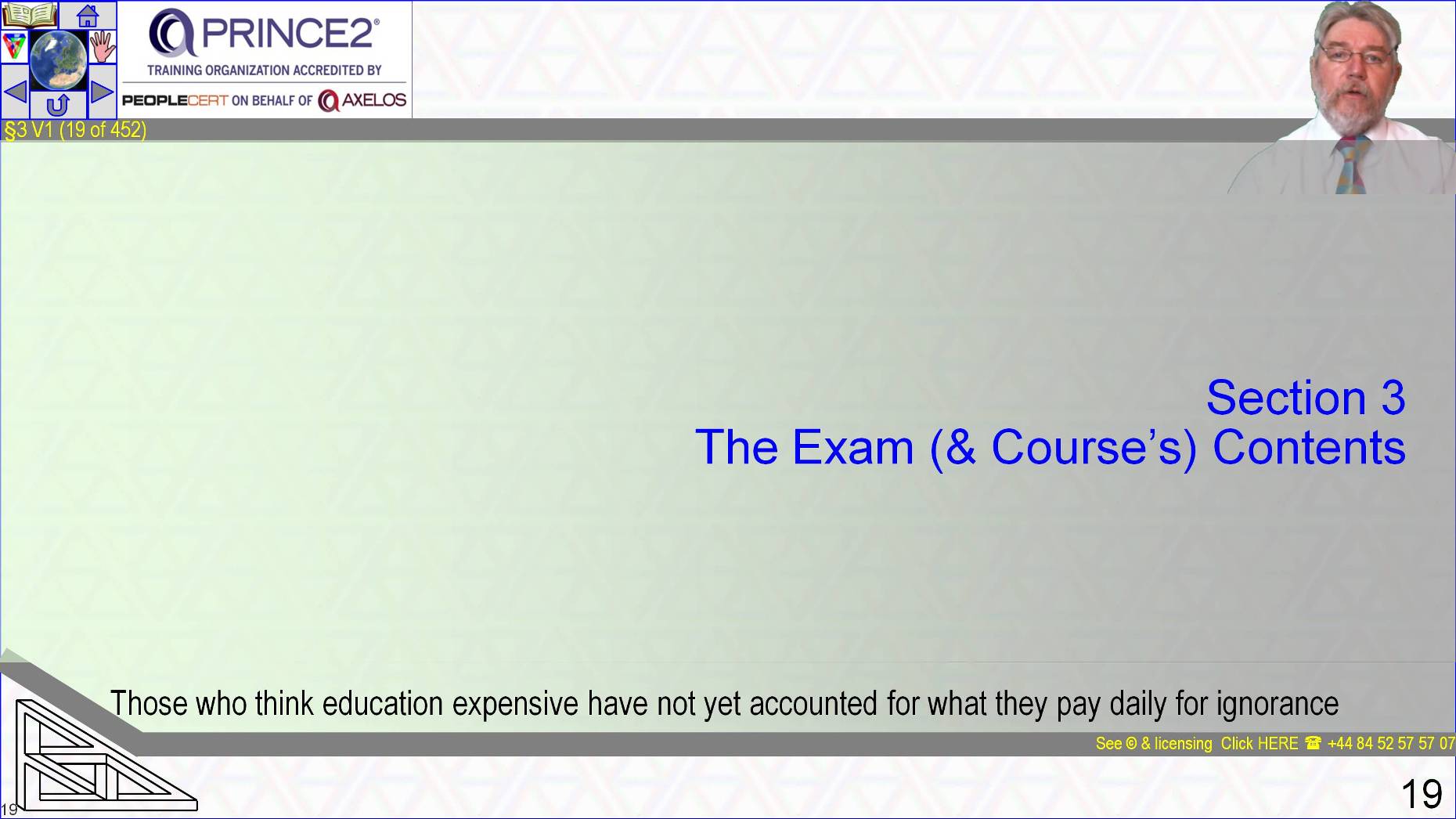  §3 s19 = The 15 Syllabus Areas† The Up-Coming Contents Is…