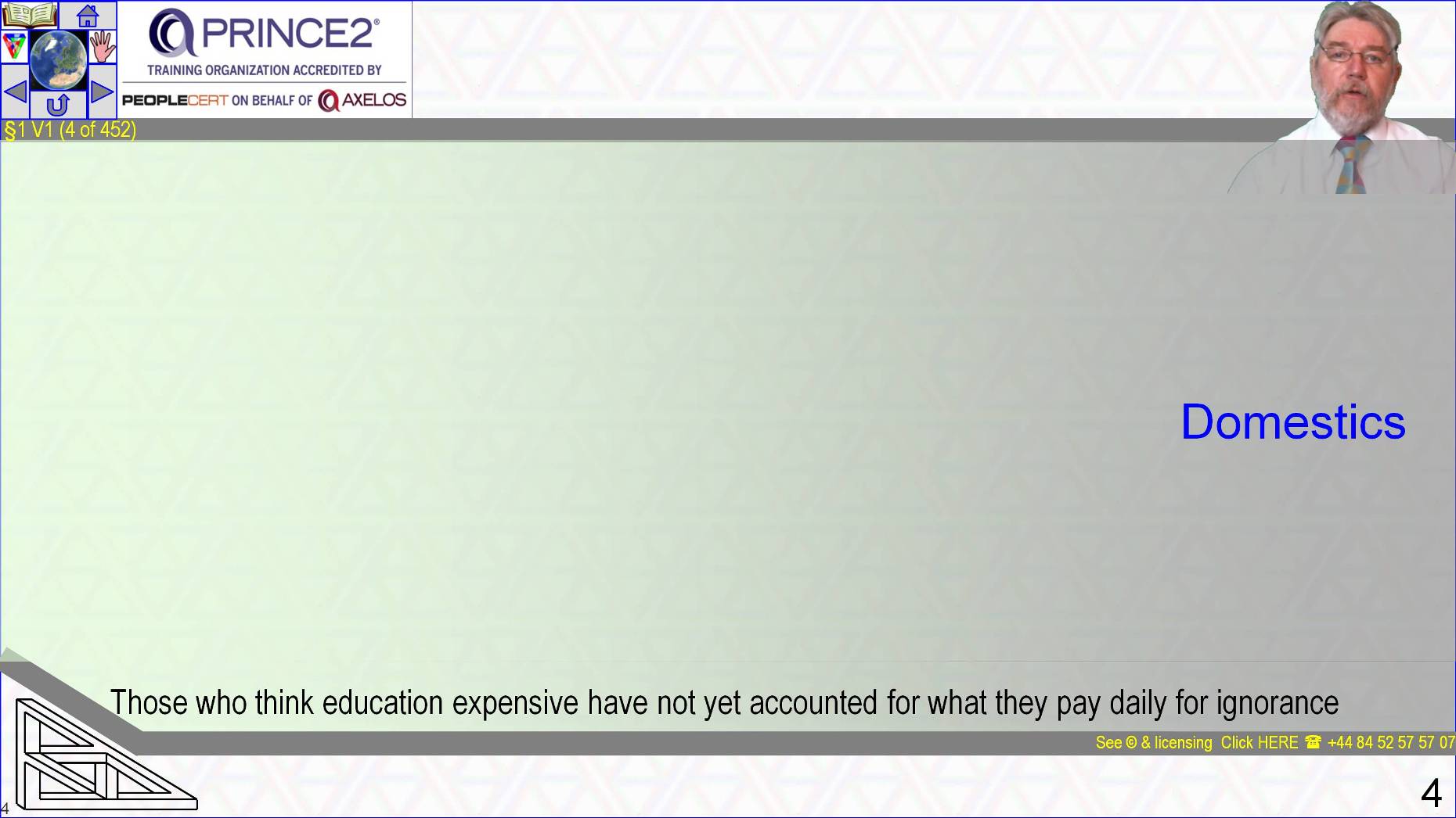  Section:1 s4 - Sub-Section 1 Domestics