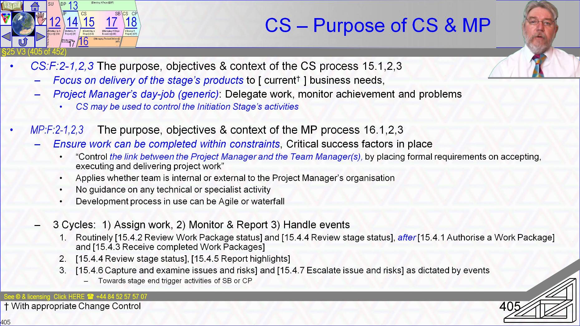  §25 s405 = CS – Purpose of CS & MP