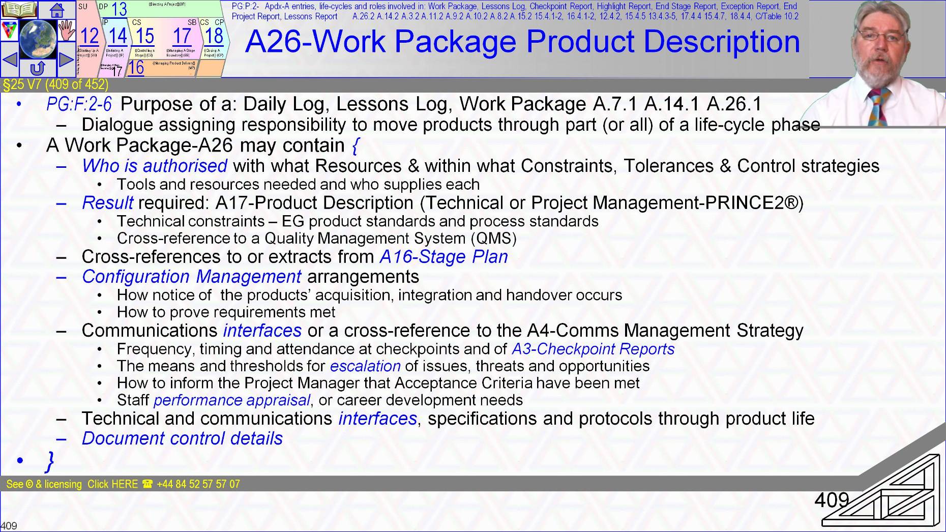  §25 s409 = A26-Work Package Product Description