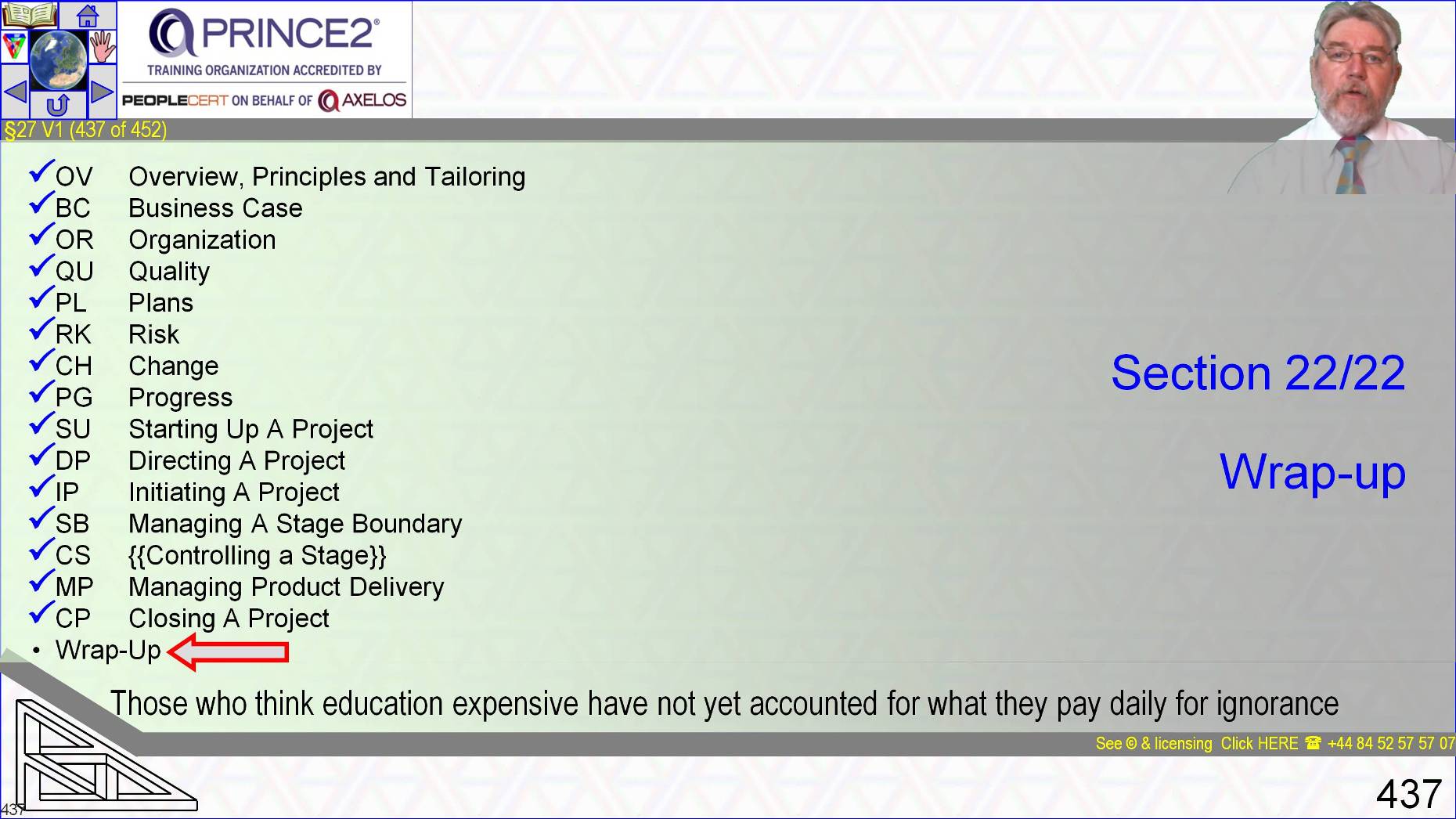  Section:27 s437 - Sub-Section 27/27   Wrap-up
