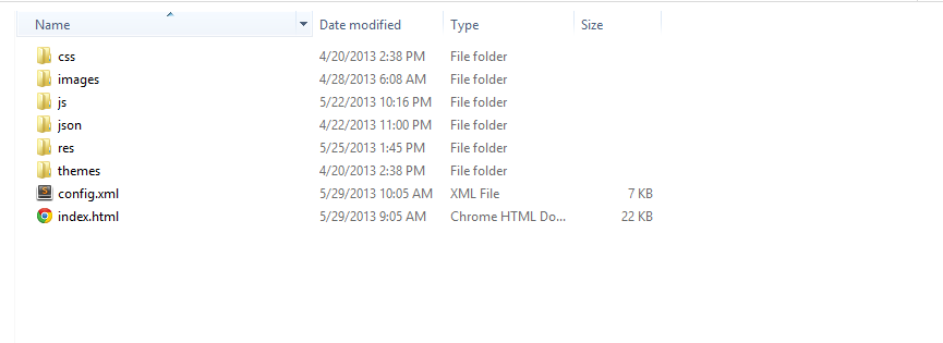 Project Directory Example