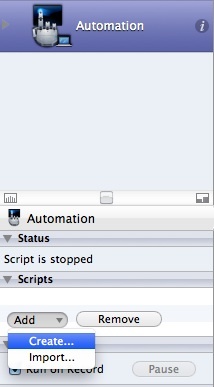 Screen- Choosing the APP for Simulator testing.