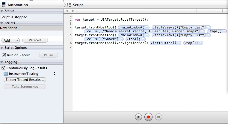 Screen-Enabling Script Re-Run.