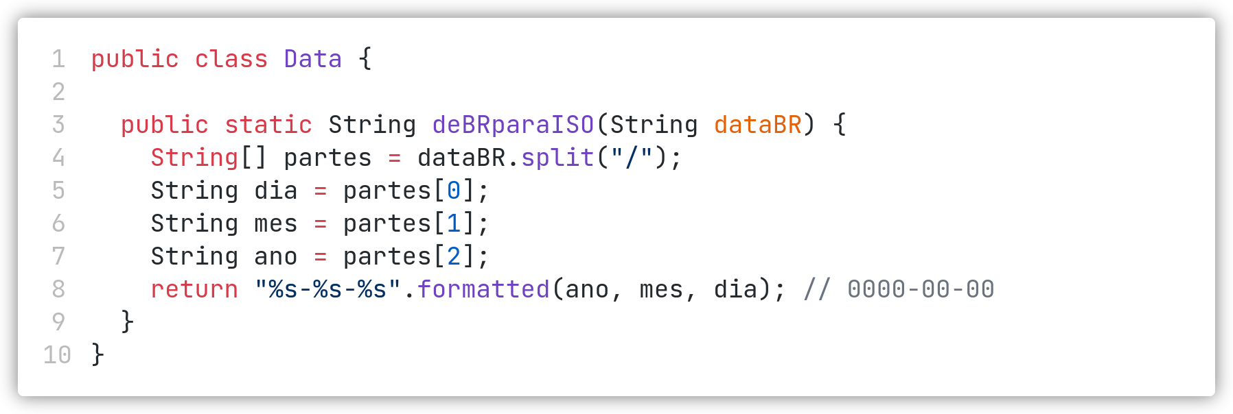 Projetando nomes melhores (<https://git.io/JOCIg>).