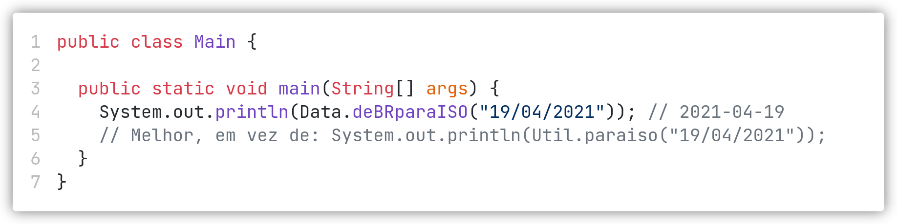 Projetado para ser óbvio (<https://git.io/JOCI5>).