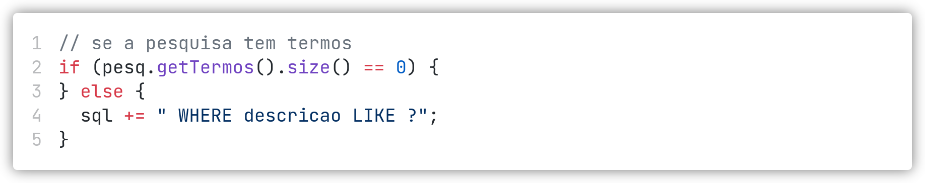 Usando o `else` no lugar do `if`.