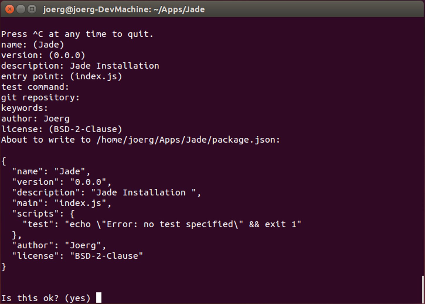 Abbildung: Beschreibung der Applikation