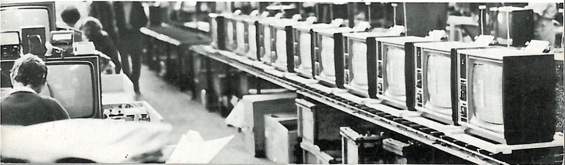 Vidmatic Production Line 1974 (Source: Pye Marketing News, 1974)